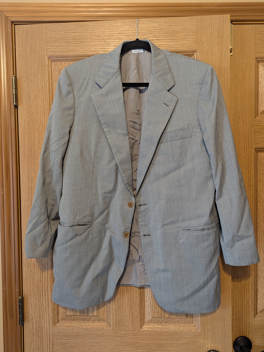 Brioni Light Gray Pinstripe Two-Button Sport Coat